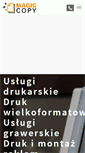 Mobile Screenshot of magiccopy.pl
